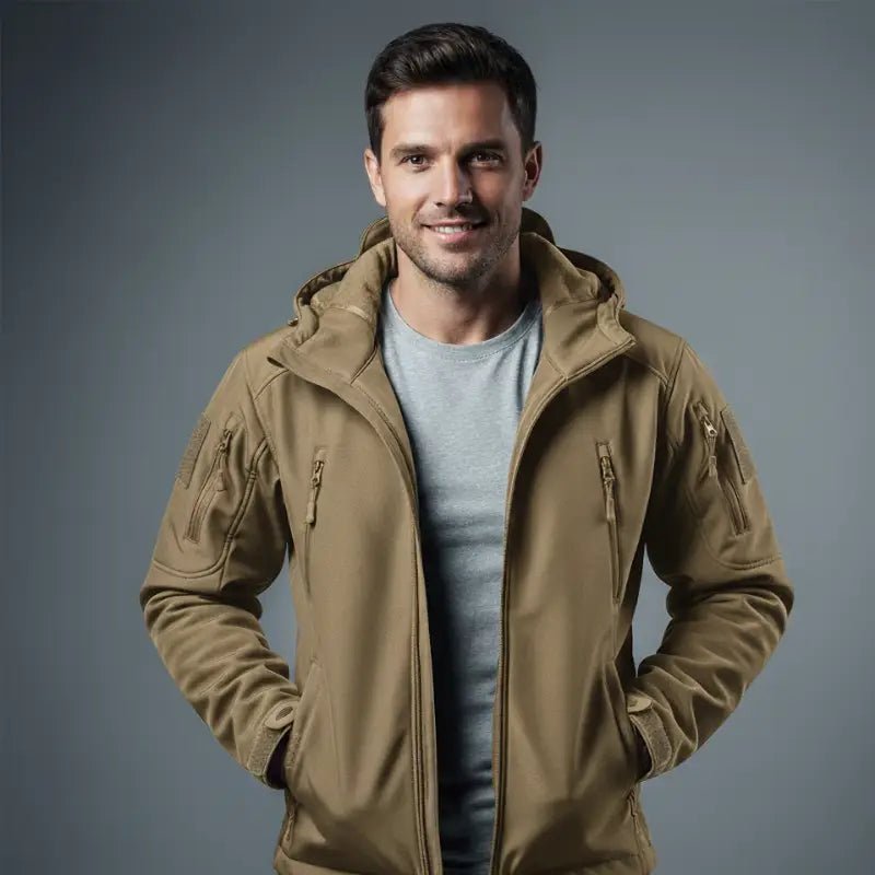 Un manteau imperméable et léger