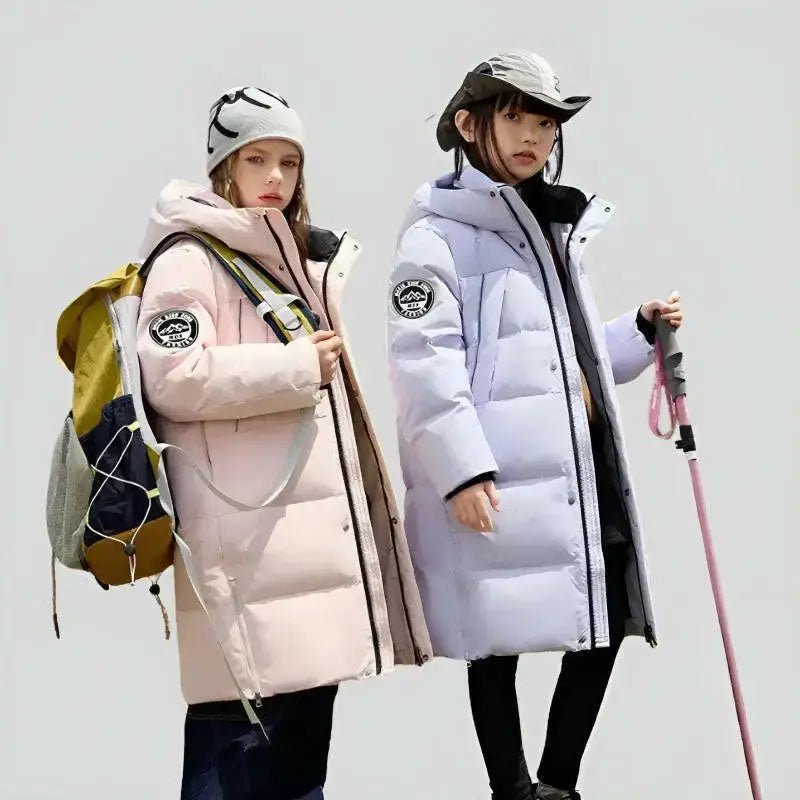 Parka fille 10 ans rose imperméable avec capuche - Boutique-Parka
