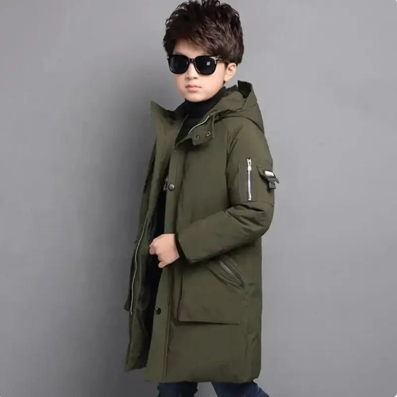 Parka enfant garçon chaude et résistante Image