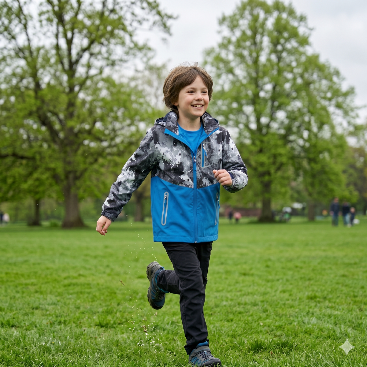Parka Enfant Imperméable Coupe-Vent – Capuche, 3 à 12 Ans