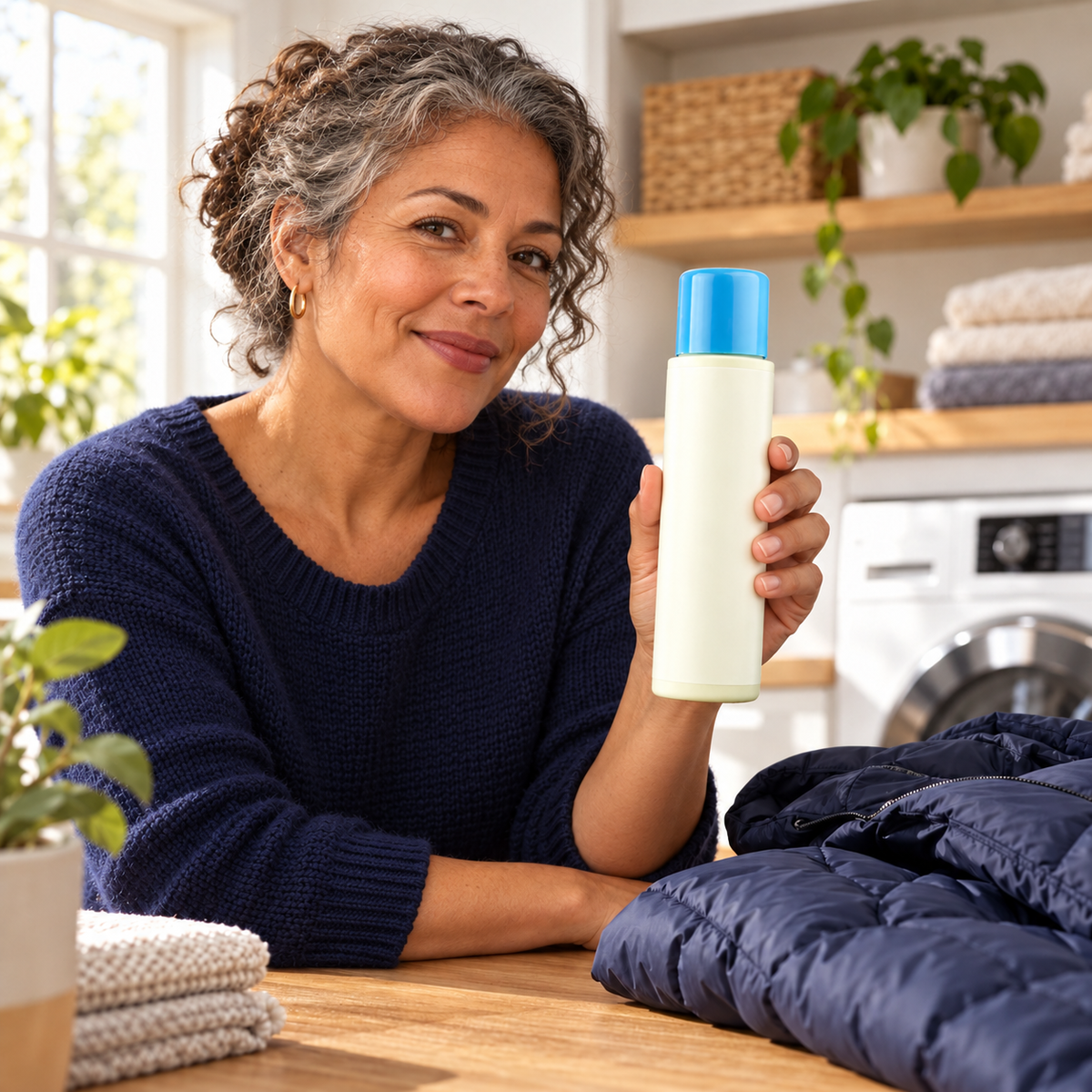 Nettoyant et traitement pour duvet 2-en-1 – 300 ml — mise en situation