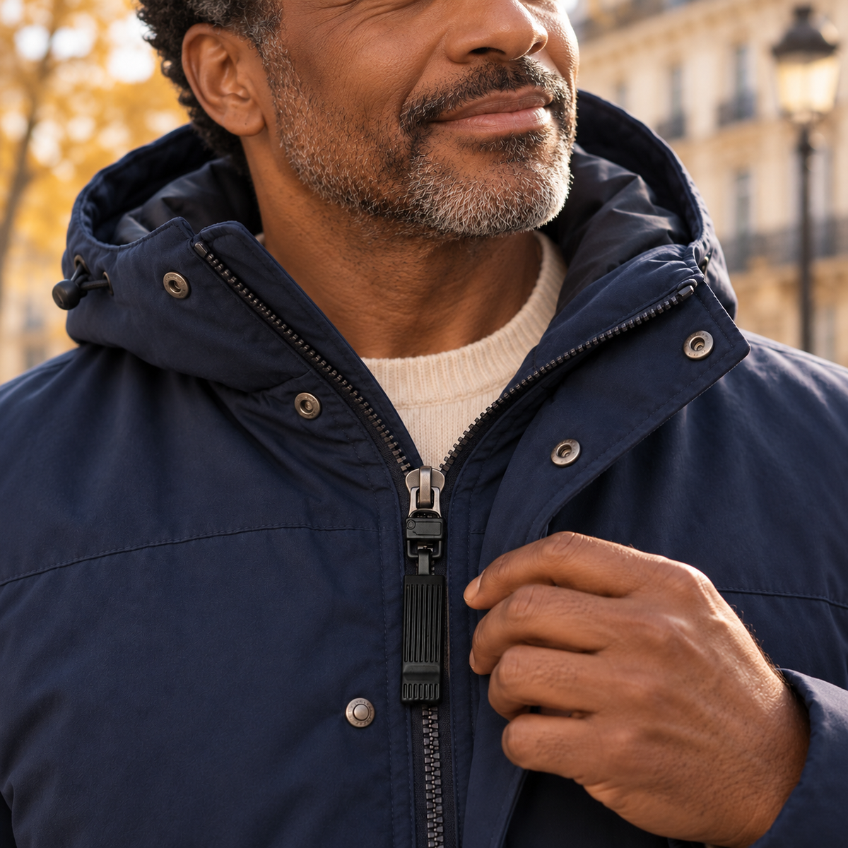 Tirette Casual noire — mise en situation