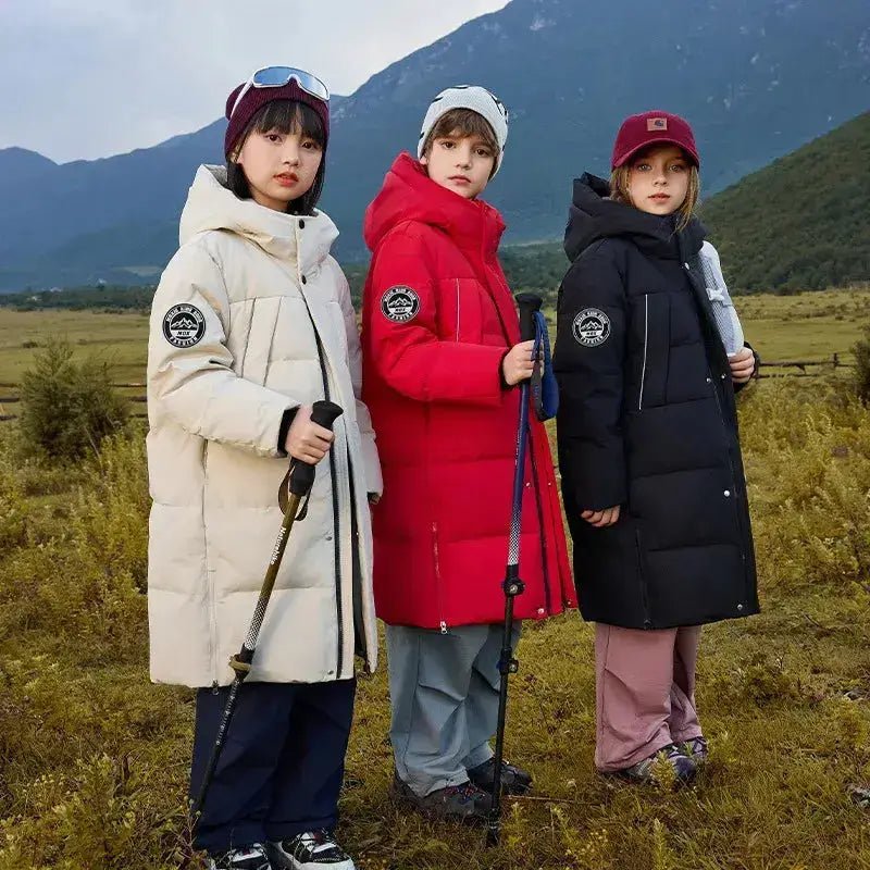Parka fille 10 ans à capuche en différentes couleurs, idéale pour l'école et les sorties.